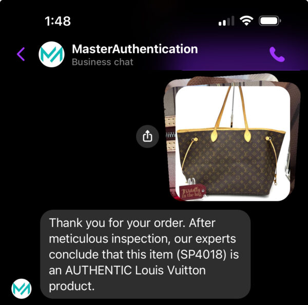 Authentic Louis Vuitton Neverfull GM - Image 6