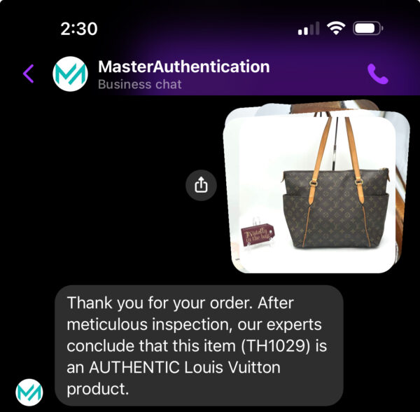 Authentic Louis Vuitton Totally MM - Image 50