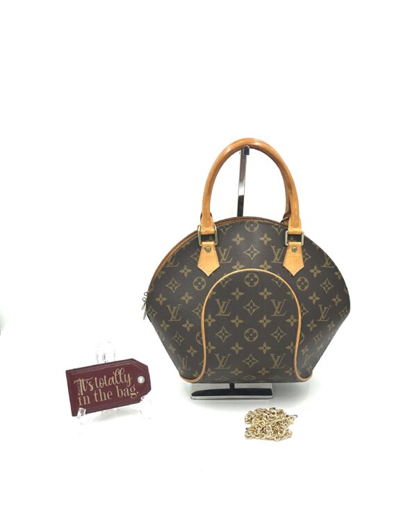 Authentic Louis Vuitton Ellipse PM with free gold generic crossbody chain included