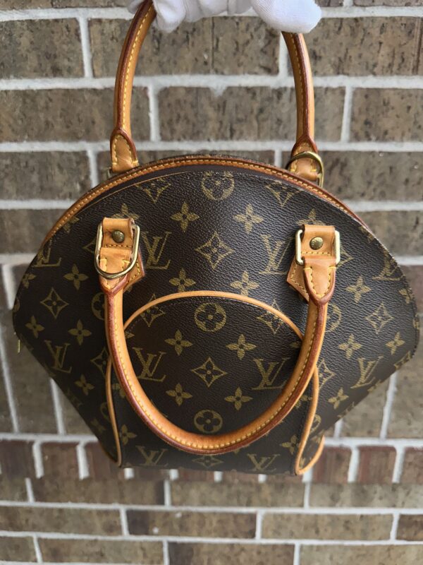 Authentic Louis Vuitton Ellipse PM with free gold generic crossbody chain included - Image 7