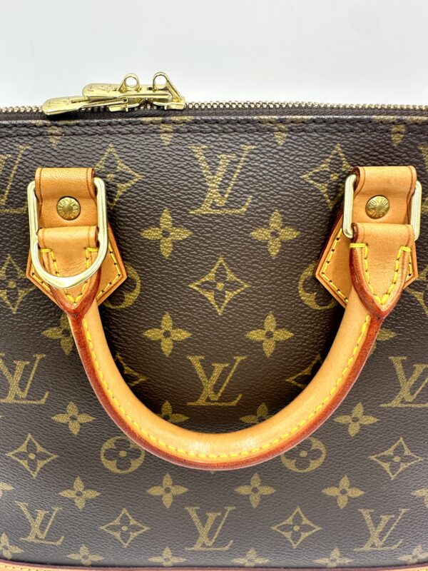 Authentic Louis Vuitton Alma PM with gold generic crossbody strap included - Image 21