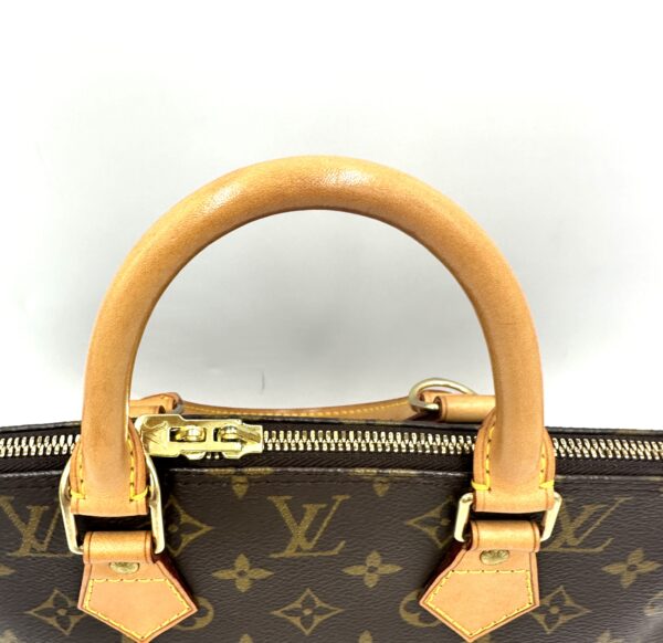 Authentic Louis Vuitton Alma PM with gold generic crossbody strap included - Image 22