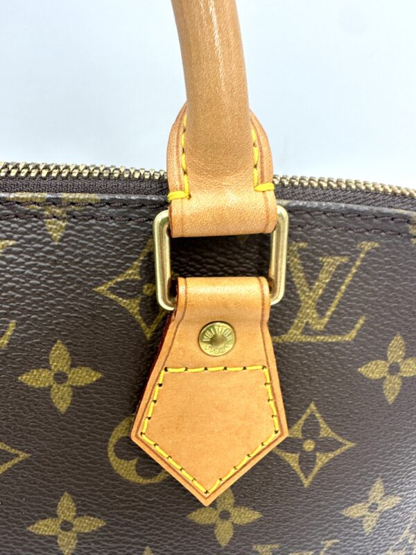 Authentic Louis Vuitton Alma PM with gold generic crossbody strap included - Image 24