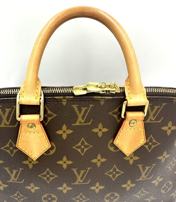 Authentic Louis Vuitton Alma PM with gold generic crossbody strap included - Image 32