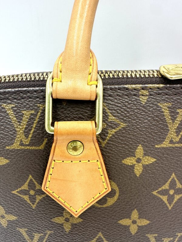 Authentic Louis Vuitton Alma PM with gold generic crossbody strap included - Image 34