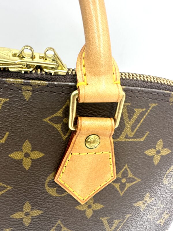 Authentic Louis Vuitton Alma PM with gold generic crossbody strap included - Image 33