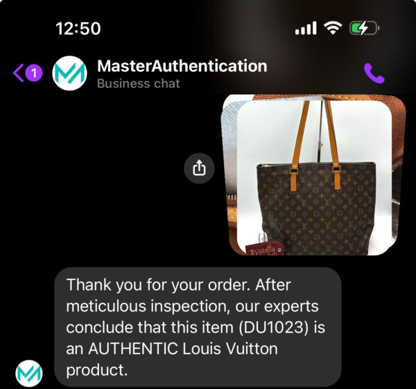 Authentic Louis Vuitton Cabas Mezzo - Image 47