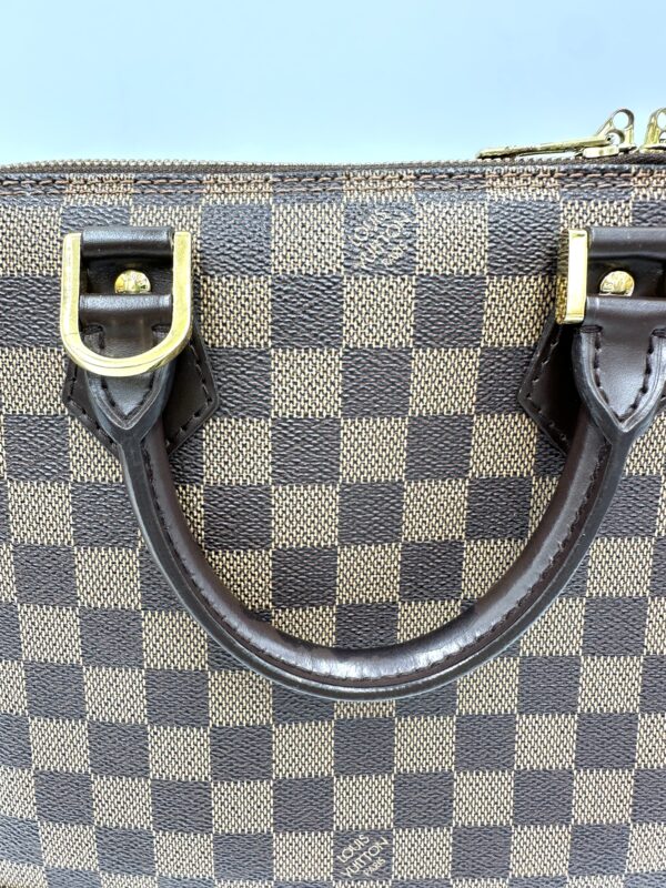 Authentic Louis Vuitton Alma PM, Damier Ebene, with  LV dustbag and Authentic Louis Vuitton strap - Image 14