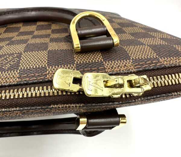 Authentic Louis Vuitton Alma PM, Damier Ebene, with  LV dustbag and Authentic Louis Vuitton strap - Image 15