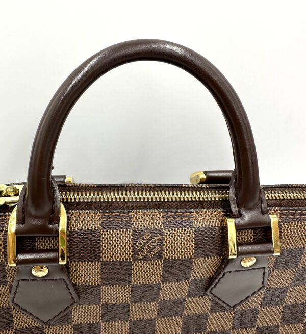 Authentic Louis Vuitton Alma PM, Damier Ebene, with  LV dustbag and Authentic Louis Vuitton strap - Image 23