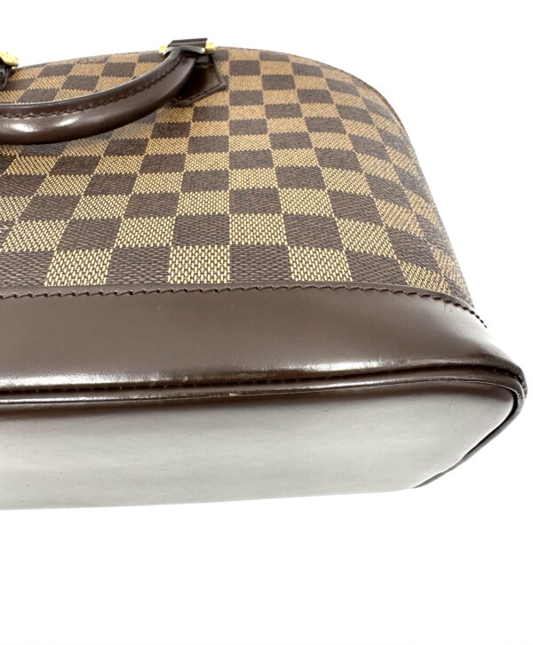 Authentic Louis Vuitton Alma PM, Damier Ebene, with  LV dustbag and Authentic Louis Vuitton strap - Image 37