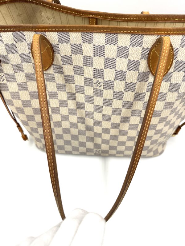 Authentic Louis Vuitton Neverfull MM, azur with free NWT organizer included - Image 16