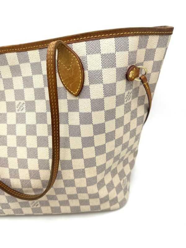 Authentic Louis Vuitton Neverfull MM, azur with free NWT organizer included - Image 19