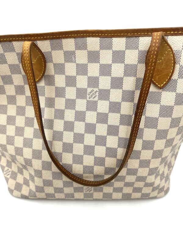 Authentic Louis Vuitton Neverfull MM, azur with free NWT organizer included - Image 20