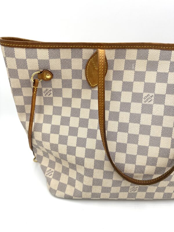 Authentic Louis Vuitton Neverfull MM, azur with free NWT organizer included - Image 21