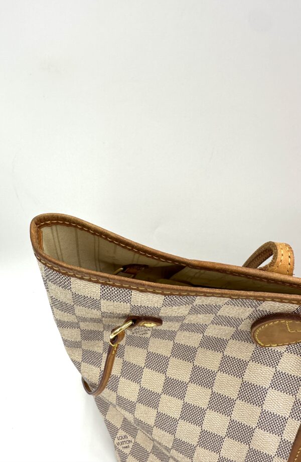 Authentic Louis Vuitton Neverfull MM, azur with free NWT organizer included - Image 25