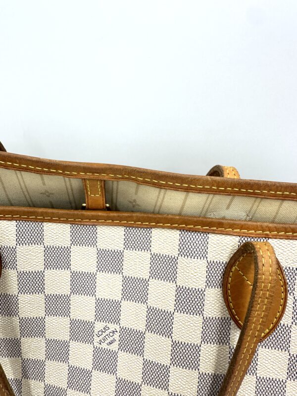 Authentic Louis Vuitton Neverfull MM, azur with free NWT organizer included - Image 29