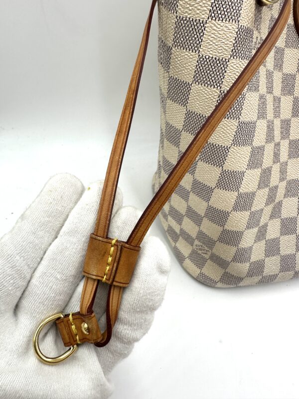 Authentic Louis Vuitton Neverfull MM, azur with free NWT organizer included - Image 32