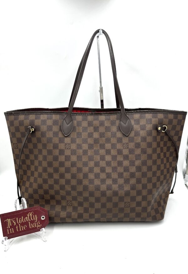 Authentic Louis Vuitton Neverfull GM in Damier Ebene