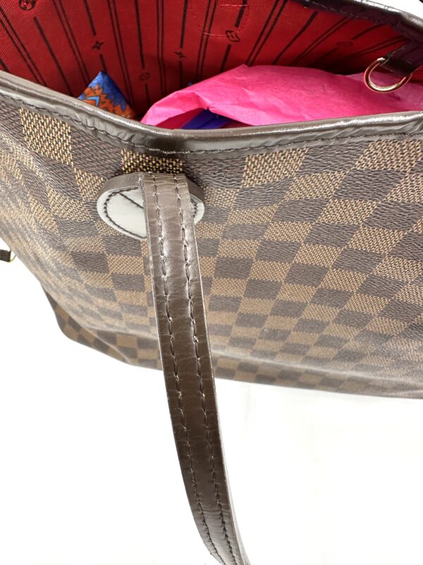 Authentic Louis Vuitton Neverfull GM in Damier Ebene - Image 21