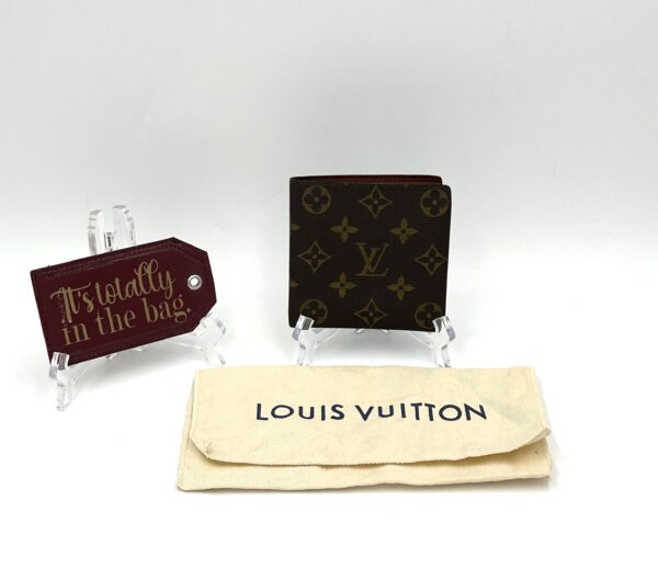 Authentic Louis Vuitton men’s Marco wallet, Monogram, with LV dustbag included