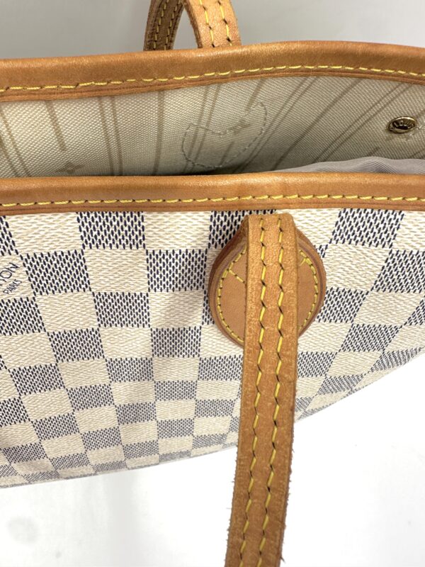 Authentic Louis Vuitton Neverfull PM, azur with free organizer included - Image 20