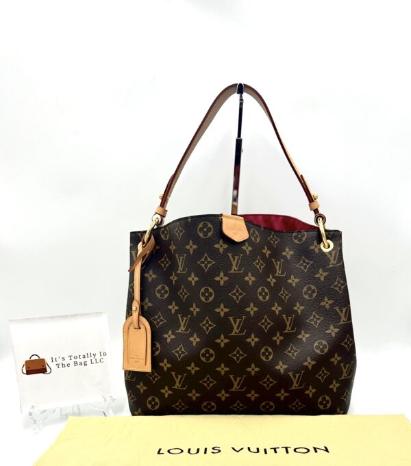 Authentic Louis Vuitton Graceful PM, Peony Pivoine with LV tag and LV dustbag