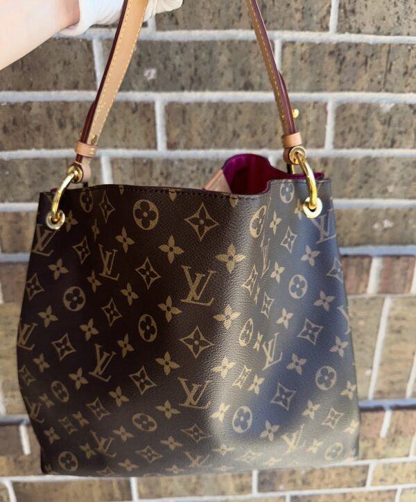 Authentic Louis Vuitton Graceful PM, Peony Pivoine with LV tag and LV dustbag - Image 11