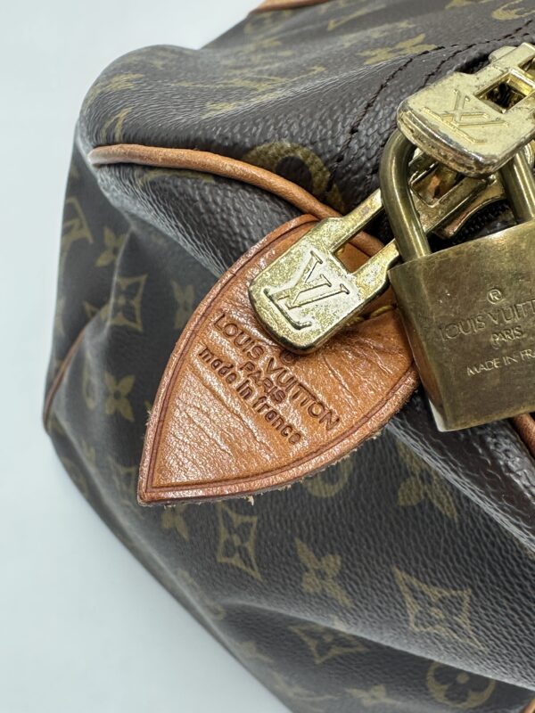 Authentic Louis Vuitton Keepall 45 with LV tag and LV lock attached (no key) - Image 6