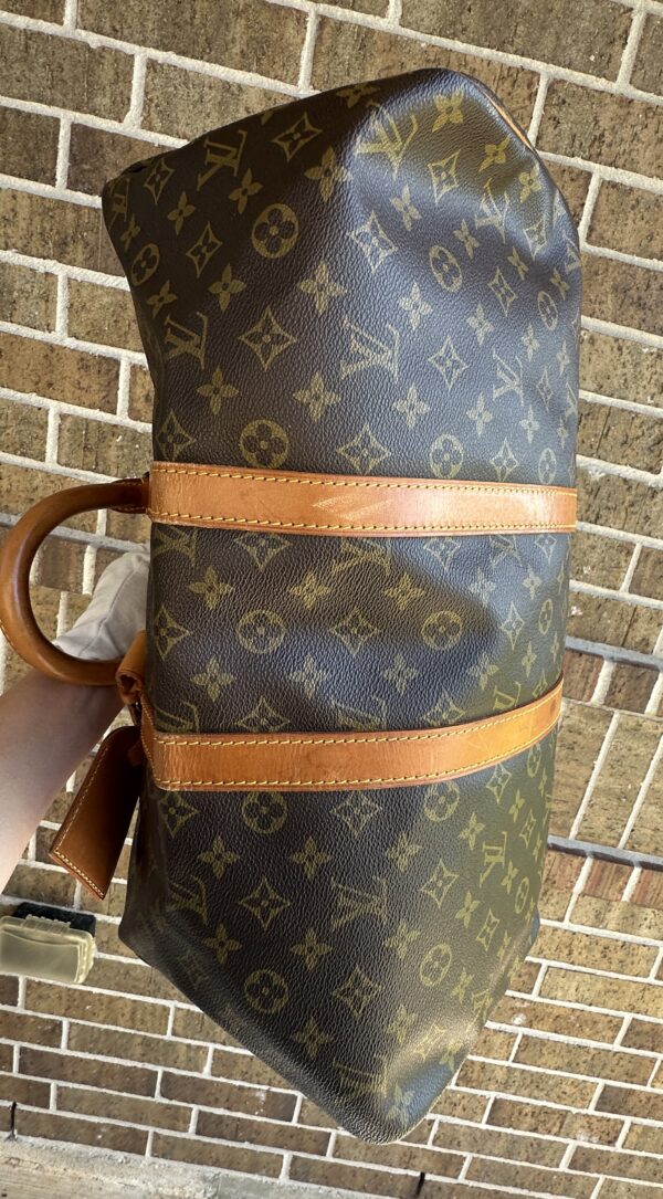 Authentic Louis Vuitton Keepall 45 with LV tag and LV lock attached (no key) - Image 11