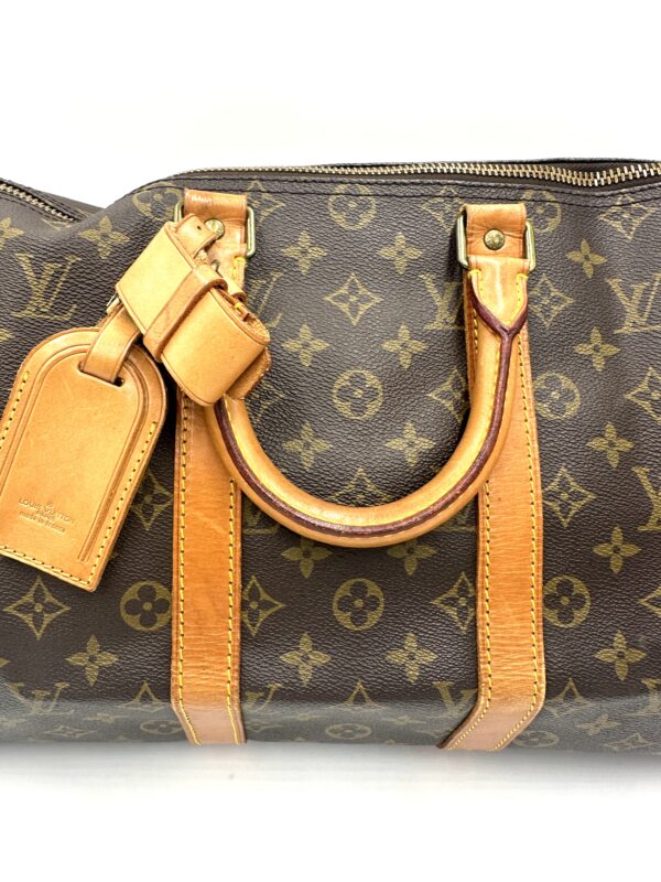 Authentic Louis Vuitton Keepall 45 with LV tag and LV lock attached (no key) - Image 16