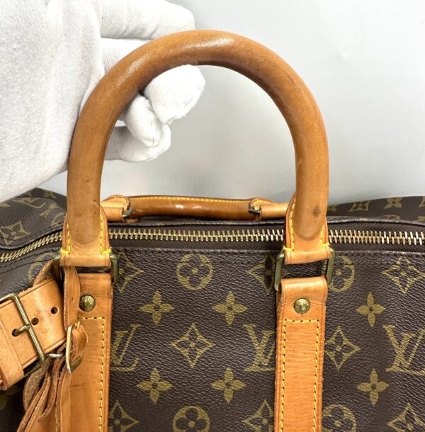 Authentic Louis Vuitton Keepall 45 with LV tag and LV lock attached (no key) - Image 20
