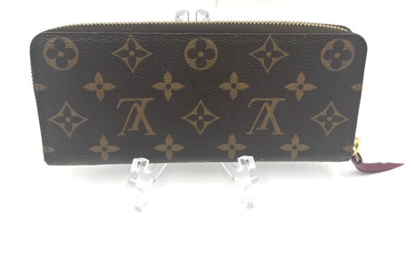 Authentic Louis Vuitton Clemence wallet, fuchsia, with LV box and LV dustbag included - Image 7