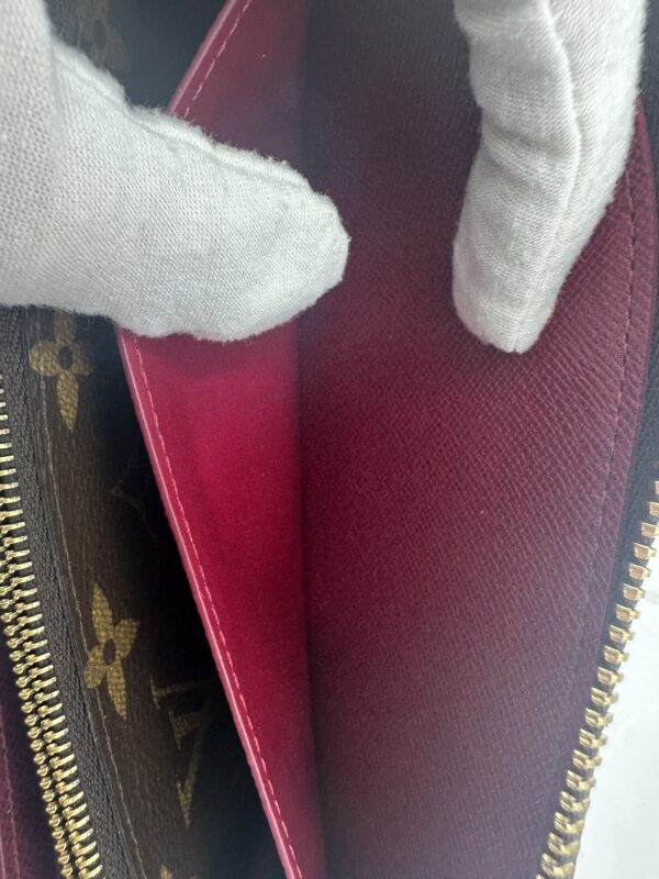 Authentic Louis Vuitton Clemence wallet, fuchsia, with LV box and LV dustbag included - Image 20