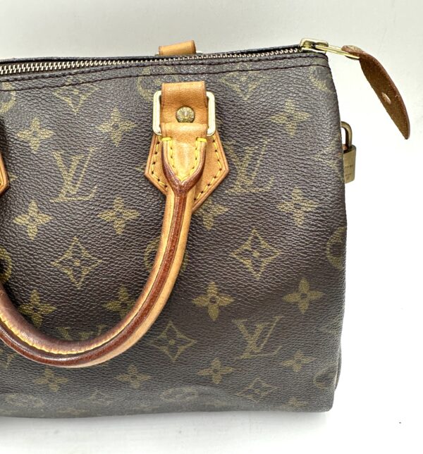 Authentic Louis Vuitton Speedy 25 with LV dustbag and LV lock (no key) - Image 20