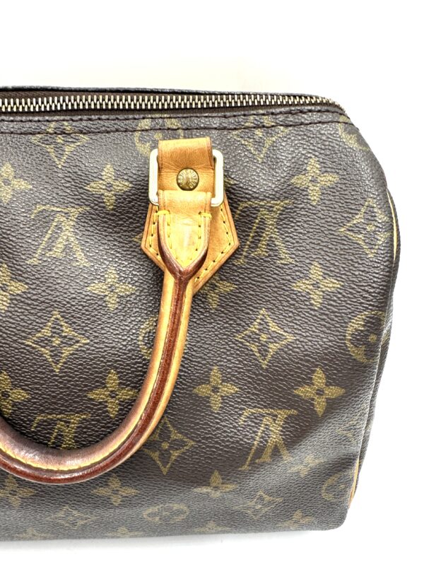 Authentic Louis Vuitton Speedy 25 with LV dustbag and LV lock (no key) - Image 25