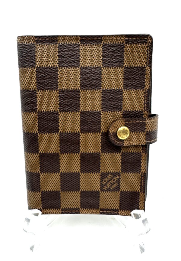 Authentic Louis Vuitton Agenda PM in Damier Ebene - Image 5
