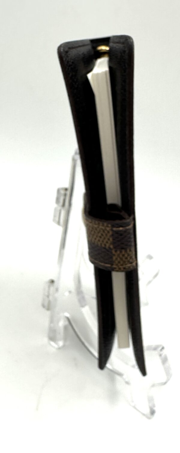 Authentic Louis Vuitton Agenda PM in Damier Ebene - Image 10