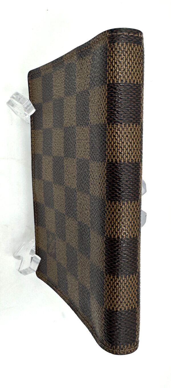 Authentic Louis Vuitton Agenda PM in Damier Ebene - Image 9