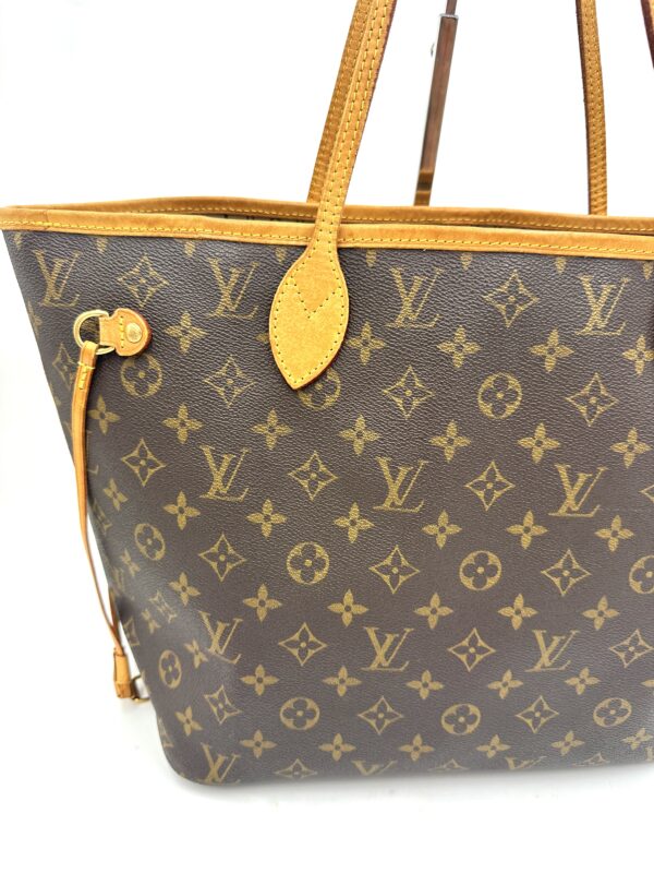 Authentic Louis Vuitton Neverfull MM with beige interior, Monogram - Image 3