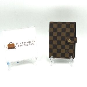 Authentic Louis Vuitton Agenda PM in Damier Ebene
