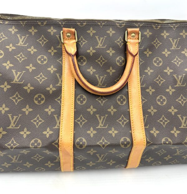 Authentic Louis Vuitton Vintage Keepall 55 Duffle - Image 6