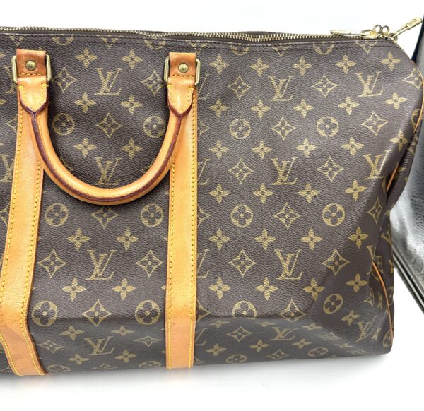 Authentic Louis Vuitton Vintage Keepall 55 Duffle - Image 7