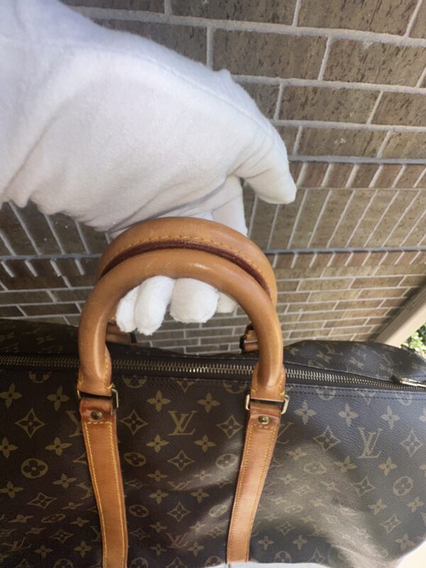 Authentic Louis Vuitton Vintage Keepall 55 Duffle - Image 43
