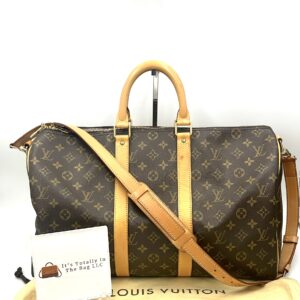 Authentic Louis Vuitton Keepall 45 Bandouliere with LV strap and LV dustbag included