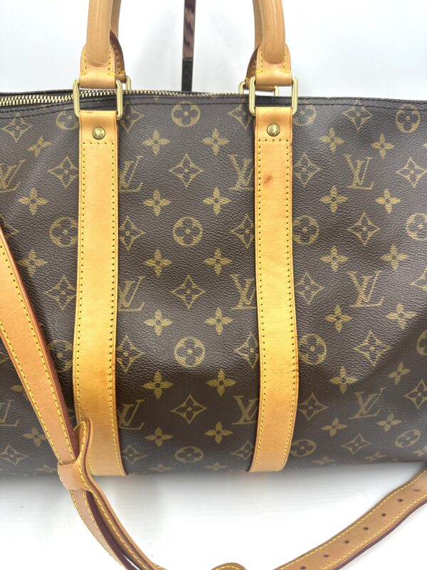 Authentic Louis Vuitton Keepall 45 Bandouliere with LV strap and LV dustbag included - Image 12