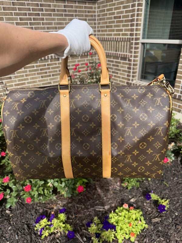 Authentic Louis Vuitton Keepall 45 Bandouliere with LV strap and LV dustbag included - Image 3