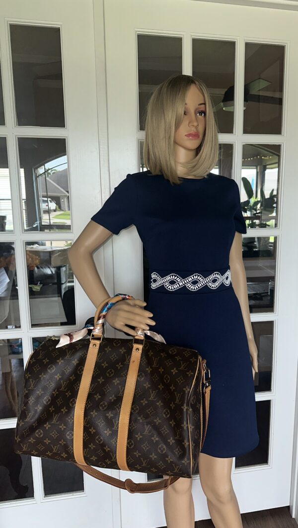 Authentic Louis Vuitton Keepall 45 Bandouliere with LV strap and LV dustbag included - Image 8