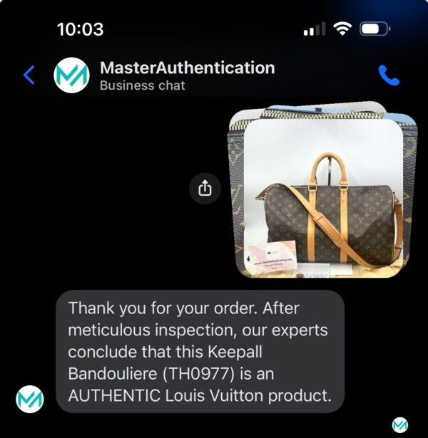 Authentic Louis Vuitton Keepall 45 Bandouliere with LV strap and LV dustbag included - Image 63