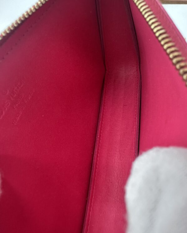 Authentic Louis Vuitton Lexington Pochette, Pink, with LV short strap, LV dustbag and generic crossbody chain - Image 22